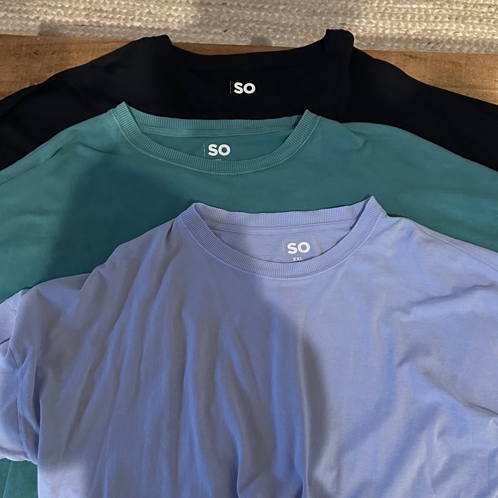 Set of 3 SO Oversized Short Sleeve Tees